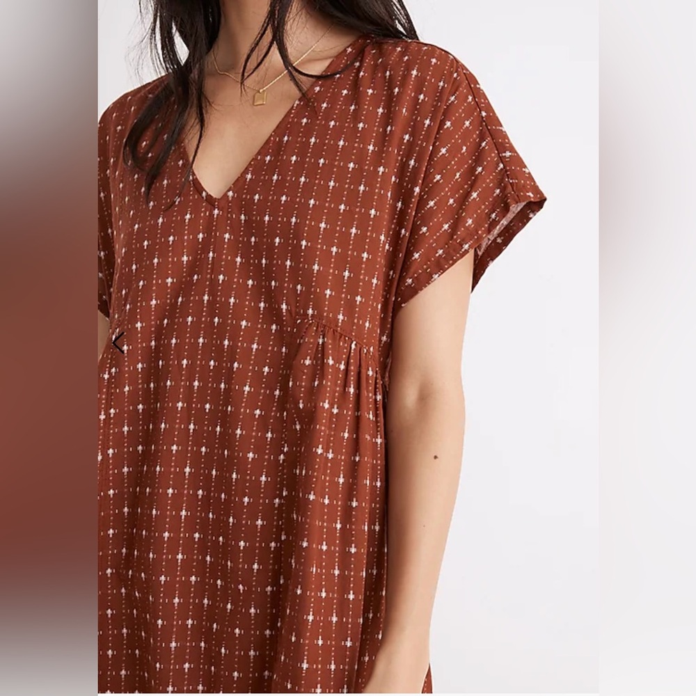 Madewell Jacquard Dolman-Sleeve Mini Dress